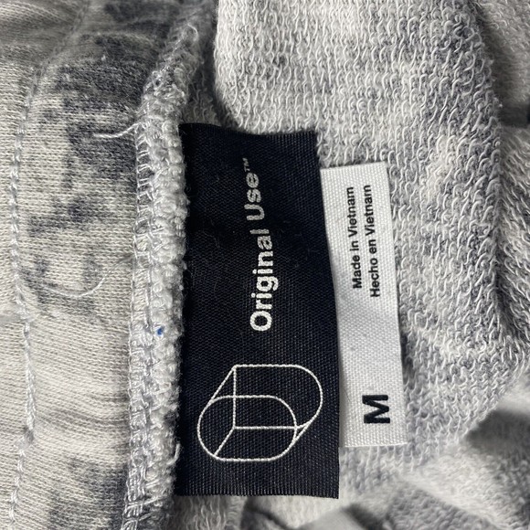 Original Use Shorts Men Med Blue Chino Pull On Casual Hawaiian Palm Trees 36x38 - Picture 6 of 6